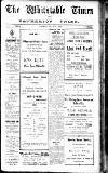 Whitstable Times and Herne Bay Herald Saturday 28 July 1923 Page 1