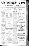 Whitstable Times and Herne Bay Herald Saturday 01 September 1923 Page 1