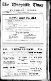 Whitstable Times and Herne Bay Herald Saturday 06 October 1923 Page 1