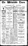 Whitstable Times and Herne Bay Herald Saturday 12 January 1924 Page 1
