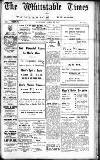Whitstable Times and Herne Bay Herald Saturday 25 April 1925 Page 1