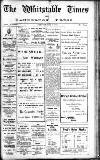 Whitstable Times and Herne Bay Herald Saturday 09 May 1925 Page 1