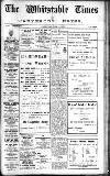Whitstable Times and Herne Bay Herald Saturday 16 May 1925 Page 1