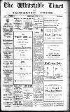 Whitstable Times and Herne Bay Herald Saturday 20 June 1925 Page 1