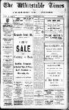 Whitstable Times and Herne Bay Herald Saturday 23 October 1926 Page 1
