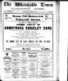 Whitstable Times and Herne Bay Herald Saturday 12 March 1927 Page 1