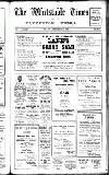 Whitstable Times and Herne Bay Herald Saturday 22 September 1928 Page 1