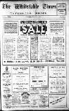 Whitstable Times and Herne Bay Herald Saturday 09 August 1930 Page 1