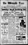 Whitstable Times and Herne Bay Herald Saturday 01 January 1938 Page 1