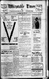 Whitstable Times and Herne Bay Herald Saturday 09 August 1941 Page 1