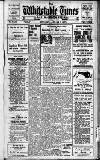 Whitstable Times and Herne Bay Herald Saturday 07 January 1950 Page 1