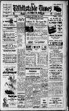 Whitstable Times and Herne Bay Herald Saturday 25 October 1952 Page 1