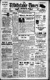 Whitstable Times and Herne Bay Herald Saturday 28 March 1953 Page 1