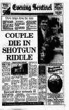 Staffordshire Sentinel Monday 27 March 1989 Page 1