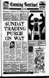 Staffordshire Sentinel Thursday 23 November 1989 Page 1