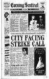 Staffordshire Sentinel Monday 16 March 1992 Page 1