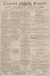 Taunton Courier and Western Advertiser Wednesday 09 November 1887 Page 1