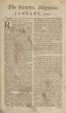 The Scots Magazine Fri 02 Jan 1741 Page 1