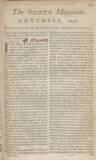 The Scots Magazine Fri 06 Nov 1741 Page 1