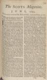 The Scots Magazine Fri 03 Jun 1743 Page 1