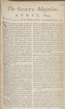 The Scots Magazine Sun 01 Apr 1744 Page 1