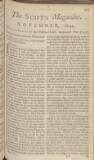 The Scots Magazine Thu 01 Nov 1744 Page 1