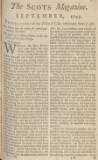 The Scots Magazine Fri 06 Sep 1745 Page 1