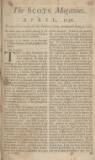 The Scots Magazine Fri 04 Apr 1746 Page 1