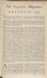 The Scots Magazine Tue 01 Nov 1748 Page 1