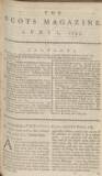 The Scots Magazine Fri 07 Apr 1749 Page 1