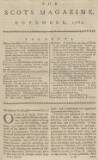 The Scots Magazine Monday 03 November 1760 Page 1