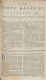 The Scots Magazine Monday 07 November 1763 Page 1