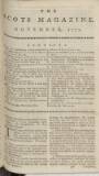 The Scots Magazine Sunday 01 November 1772 Page 1