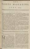 The Scots Magazine Thursday 01 June 1775 Page 1