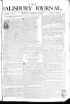 Salisbury and Winchester Journal Mon 11 Nov 1751 Page 1