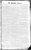 Salisbury and Winchester Journal Monday 13 October 1766 Page 1