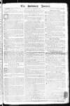 Salisbury and Winchester Journal Monday 03 October 1768 Page 1