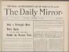 Daily Mirror Saturday 05 December 1903 Page 1