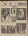 Daily Mirror Saturday 15 January 1921 Page 1
