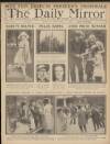 Daily Mirror Monday 05 September 1921 Page 1