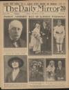 Daily Mirror Friday 15 December 1922 Page 1