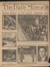 Daily Mirror Monday 22 January 1923 Page 1