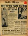 Daily Mirror Monday 10 January 1938 Page 1