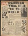 Daily Mirror Saturday 18 March 1939 Page 1