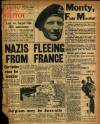 Daily Mirror Friday 01 September 1944 Page 1