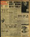 Daily Mirror Saturday 08 October 1949 Page 1