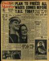 Daily Mirror Wednesday 02 November 1949 Page 1