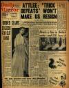 Daily Mirror Friday 31 March 1950 Page 1