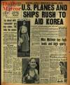 Daily Mirror Wednesday 28 June 1950 Page 1