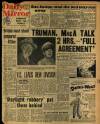 Daily Mirror Monday 16 October 1950 Page 1